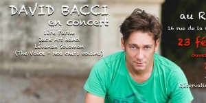 David Bacci en concert au Réservoir à Paris le 23022016 Crédit photo : © Jow Raw