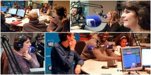 Anne Cangelosi et Omar Sy en promo sur France Bleu Vaucluse